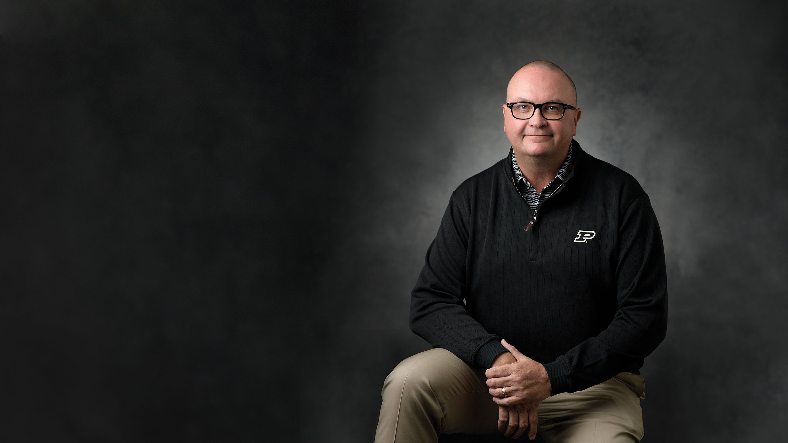 The image shows Matt Folk, President and CEO of the Purdue for Life Foundation