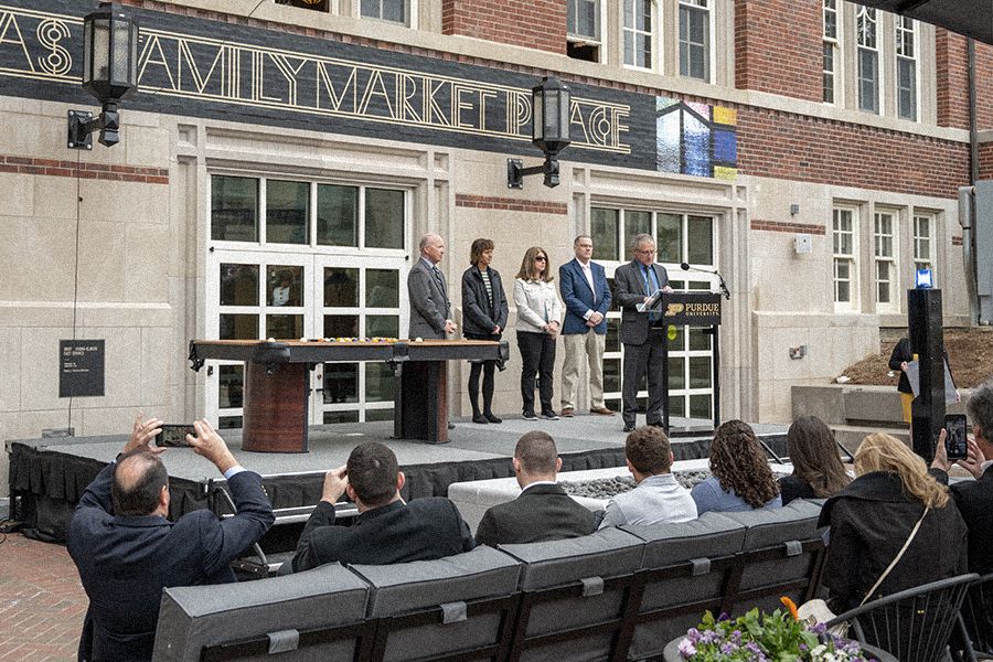 The image shows the Atlas Family Marketplace dedication