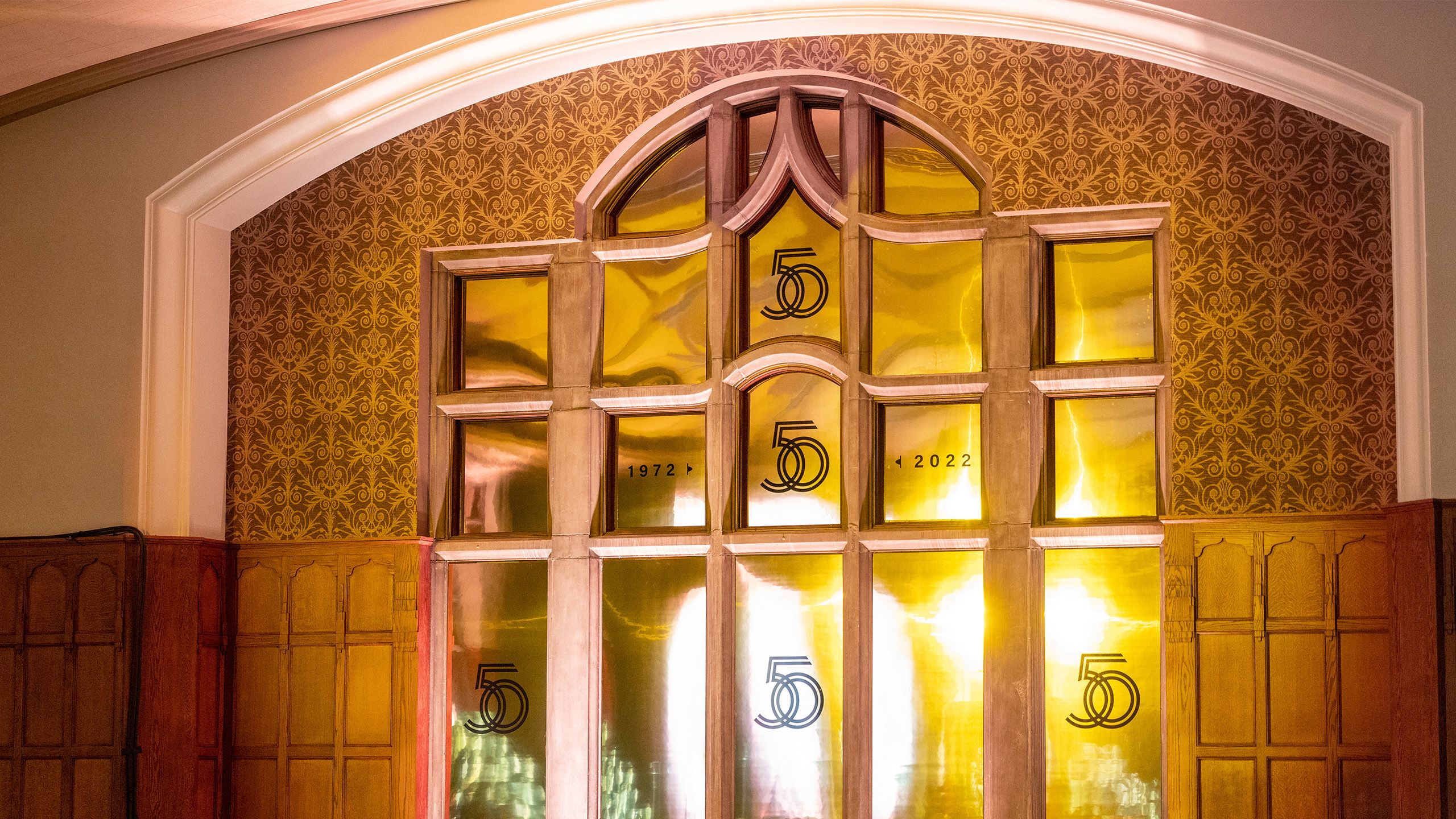 A ballroom in the Purdue Memorial Union