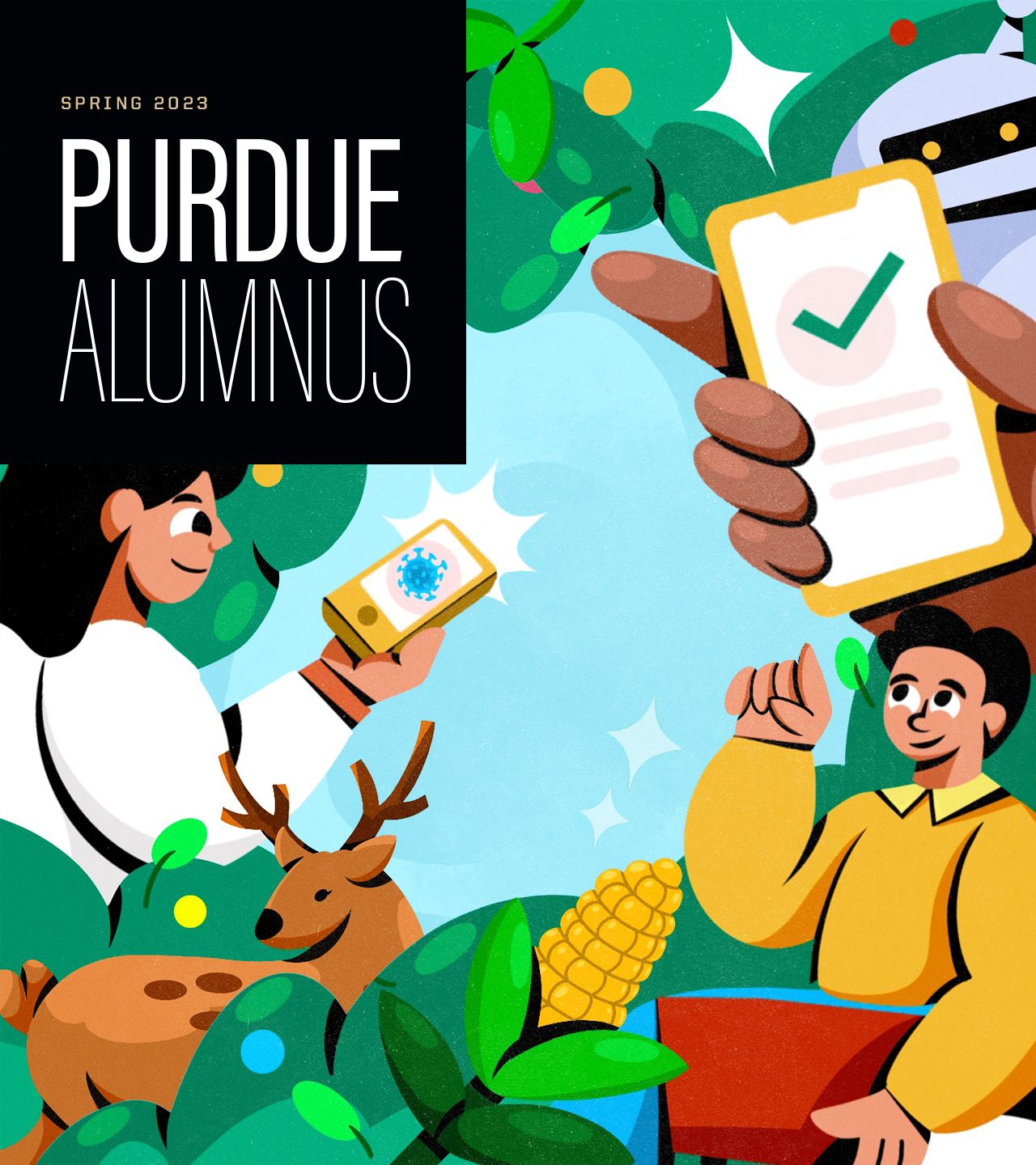 Purdue Alumnus magazine cover
